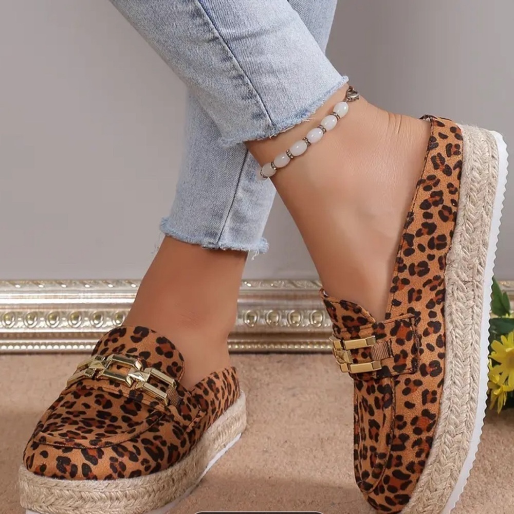 Travel. Passions - Leopard print mule slip on - Picture 3 of 4